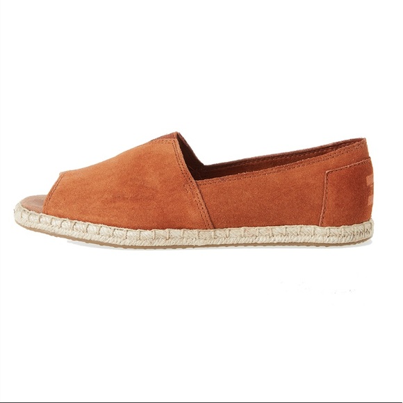 open toe toms espadrilles